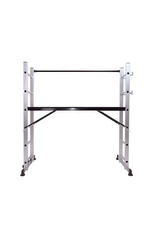 Packtech Alüminyum Platform Merdiven 9 Basamaklı 260 Cm Düz Uzayan