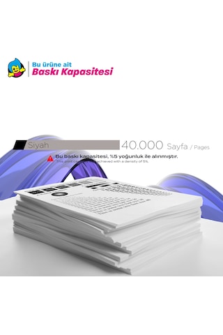 Epson T12f1 - C13t12f140 Uyumlu, Kartuş 40k/ Workforce Pro Wf-m5800 / Wf-m5899dwf Bam / Wf-m5399dw /wf-m5899dwf