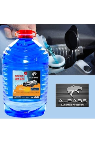 Alpars Oto Cam Suyu 5 Lt Antifrizli Cam Suyu -25 Derece 4'lü Avantajlı Paket Kireç Ve Korozyon Önleyici