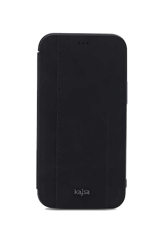 Kajsa Apple Uyumlu iPhone 12 Pro Max Kılıf Kajsa Dale Serisi Parallel PU Folio Kapaklı Kılıf ZORE-218977