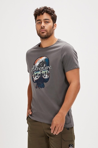 Bad Bear Bean Erkek Tişört-5595 Asphalt Antrasit