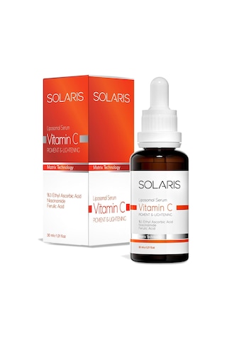 Tüm Ciltler Için C Vitamini Serum Leke Karşıtı 30 Ml 3% Ethyl Ascorbic Acid Ve Niacinamide