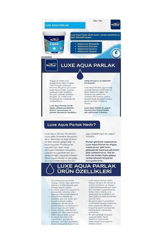 Aqua Luxe Su Bazlı Parlak Akrilik Esaslı Dekoratif Boya - Tütsü 1 Lt,tütsü