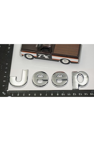 Dk Tuning Jeep Kaput Bagaj Krom Metal Logo Amblem Arma