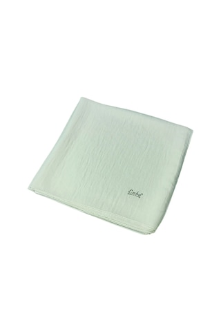 Mim Eşarp Enba Aerobin Jazz Caz Siyah Eşarp 120x120 Cm Krem