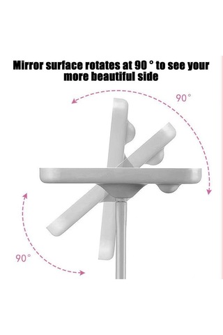 Işıklı Makyaj Aynası Şarjlı 3 Renk Beyaz Işık Gün Işığı Ve Sarı I