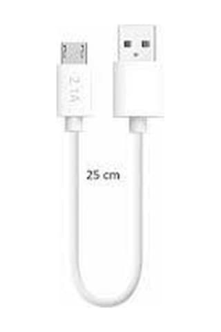 Ferro Fc-07 Android Modeller İçin Uyumlu Micro Powerbank Hızlı Şarj Ve Data Kablosu 0,25cm