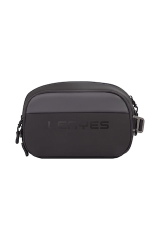 Lenyes Lb561 Su Geçirmez Aşınmaya Ve Çizilmeye Dayanıklı Omuz Askılı Aksesuar Çantası 25.5cm Gri