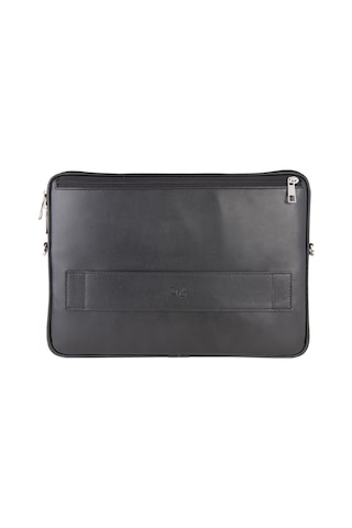2k S.deri Laptop Çantası,tablet Çantası,13.3'' İnç,vegan,omuz Ve Valiz Askılı,aksesuar Ve Evrak Cepli,24 34 2 Cm.,siyah Laptop Çantası