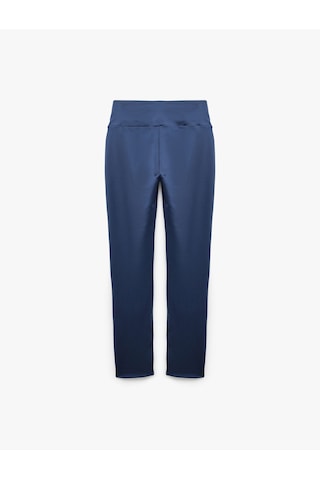 Koton Yüksek Bel Slim Fit İnterlok Spor Tayt Mavi 5sak40303nk Mavi