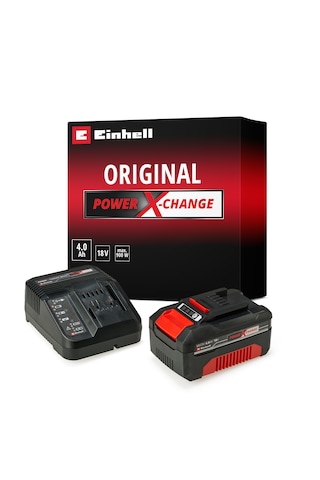Einhell Profesyonel TP-AG 18/125 F Li Bl Akülü Avuç Taşlama Seti 4AH Starter Kit Flap Disk + Saklama Çantası Dahil