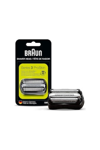 Braun 3 Serisi Tıraş Makinesi Yedek Başlığı 32b Siyah