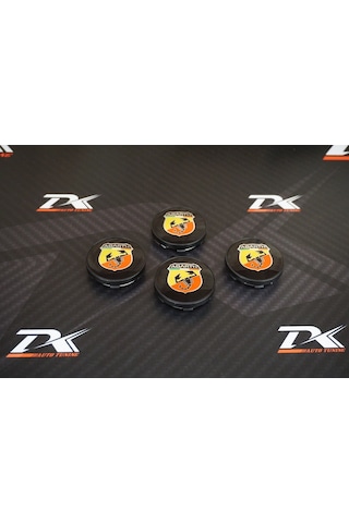 Fiat Abarth Jant Göbeği Kapak Seti 60Mm (376658516)