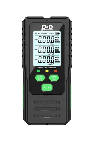 Eym Ticaret EMF Metre Elektromanyetik Alan Radyasyon Dedektörü Ölçüm Cihazı