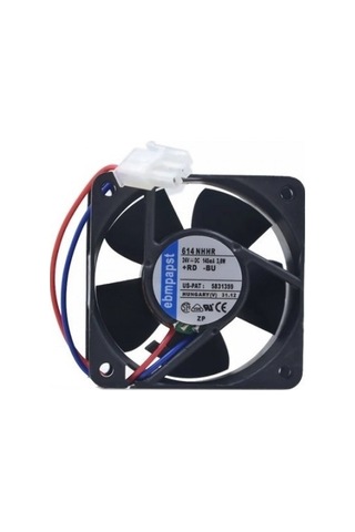 614nhhr 60x60x25mm 24vdc 0.13a 2 Kablolu Fan / Ebmpapst