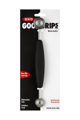 Oxo Good Grips Paslanmaz Çelik Kavun Kesicisi, Siyah/gümüş Diğer