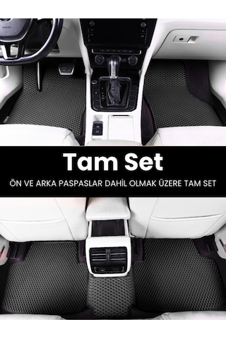 Skoda-fabia 4- 2021-2025 İçin Eva İç Paspas Takımı Metal Topukluk Hariç