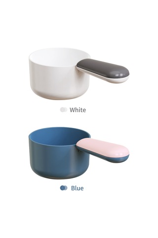 Samdoo Kedi Köpek Besin Ölçü Kaşığı, 100g Kapasite, Plasti K Malzeme, Ev Ve Dışarıda Kullanımı, Doğru Beslenme İçin Ölçüm Spoonu Beyaz