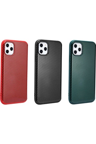 Apple Uyumlu iPhone 11 Pro Kılıf Zore Vio Kapak-Siyah