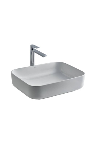 Lena - Tezgah Üstü Porselen Lavabo - E-4619 Beyaz