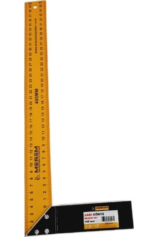 Marangoz Gönye Sari 40 Cm Mesem