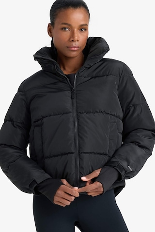 Defacto Defactofit Su Geçirmez Regular Fit Fermuarlı Mont Z1438az25wnbk81 Siyah