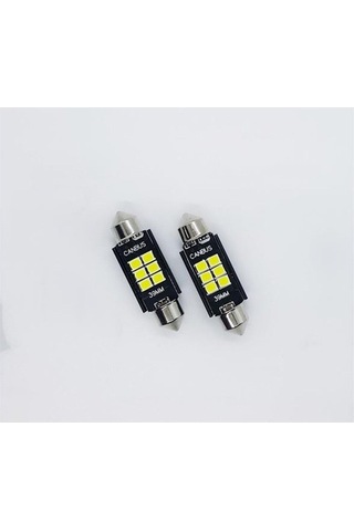 Femex Platinum 39mm Sofit 6 Smd 3030 Chip Led Ampul Aktif Canbus