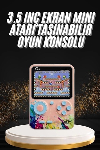 Televizyona Bağlanan Çift Joystick Taşınabilir Klasik Retro Oyunlu - 4999