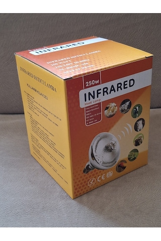 Tnyvet İnfrared Isıtıc Lamba 250 Watt Beyaz