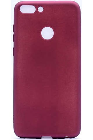 Noktaks - P Smart Uyumlu - Kılıf Mat Soft Esnek Premier Silikon Kapak - T1703 - Mürdüm Mürdüm