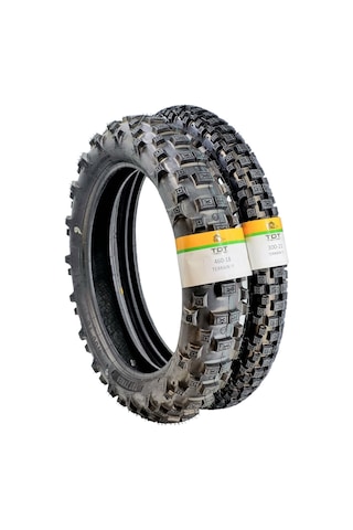 Tdt Tyres Honda Crf Lastik Takımı 460-18 Ve 300-21 Tt İç Lastikli Tip Terrainset01
