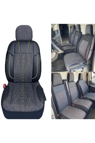 Araca Özel Ford Transit 2014-2026 Model Uyumlu 2+1 Koltuk Kılıfı