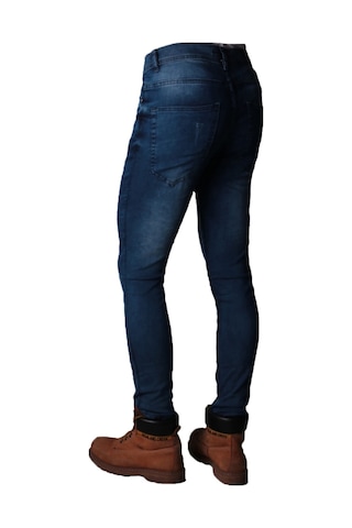 Erkek Likralı Denim - Kot Pantolon Koyu Mavi Jeans Koyu Mavi