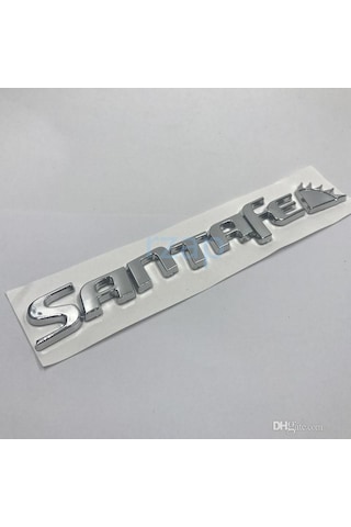 Hyundai SantaFe Bagaj Yazı Abs Krom Car Logo Car Luggage