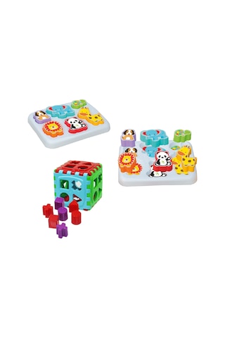 Sevimli Hayvanlar Bultak + Puzzle Bultak Küp