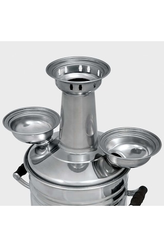 Sözenler 6 L Krom Odunlu Kömürlü Semaver