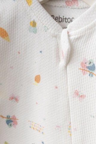 Bebitof Sevimli Tilki Ve Ayıcık Desenli 10 Parça Kutulu Yenidoğan Hastane Çıkışı Zıbın Seti Ekru