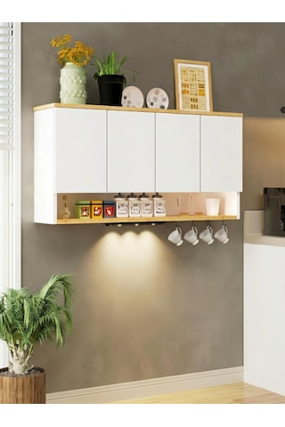 Kuzeylife Alvora Dolap Askılı Led Aydınlatma Beyaz