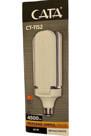 Cata Ct-1152 42w 6400k Beyaz Işık E27 Duylu Led Pervane Ampul 2 Adet