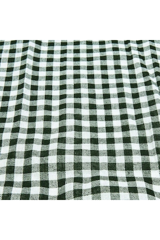 Evidea Soft Ekoseli Piknik Örtüsü - Yeşil - 165x165 Cm Yeşil