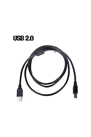 1.5m Usb 2.0 Yazıcı Kablosu A Fiş - B Fiş Canon Epson Hp Yazıcı İçin Usb Kablosu