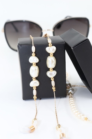 Gold Inci Boncuklu Gözlük Ipi. Kadın Gözlük Zinciri. Gözlük Ipi. Gözlük Ipi Askısı. Gözlük Zinciri. Gold