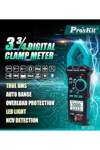 Proskit Mt-3202 3-3/4 Dijital Pensampermetre