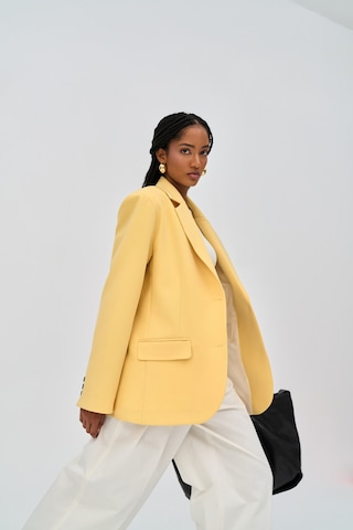 Mai Studios Co. Emma Dikiş Detaylı Sarı Blazer Sarı