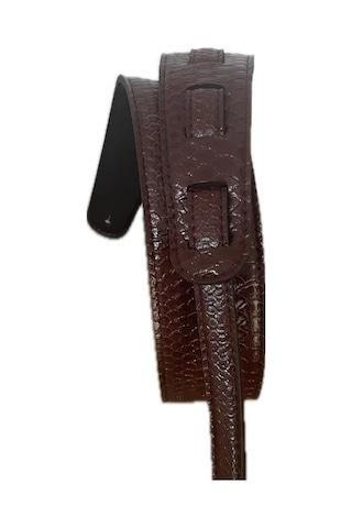 Rubber Strato Comfort Destekli Suni Deri Gitar Askısı