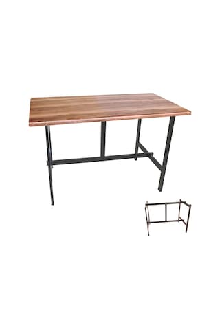 Bey Mobilya 535124778 Capella Werzalit Mutfak Masası 70 x 120 Esb - Siyah