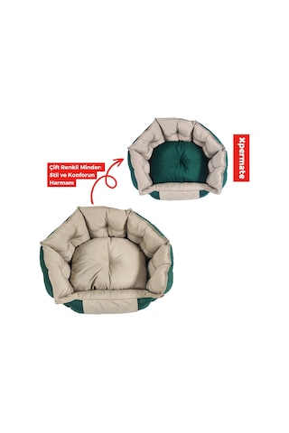 Xpermate Biscuit Tüy Tutmaz Kedi Köpek Yatağı 60 x 55 x 28 CM