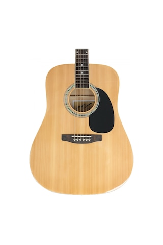 Almira F650n Naturel Akustik Gitar Çelik Telli Dreadnought Gövde Güçlü Ses