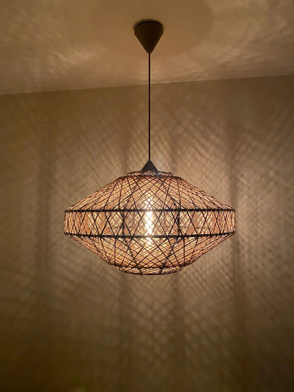 Bohem,rustik,modern,jüt,doğal,el Yapımı Sarkıt Avize Renkli