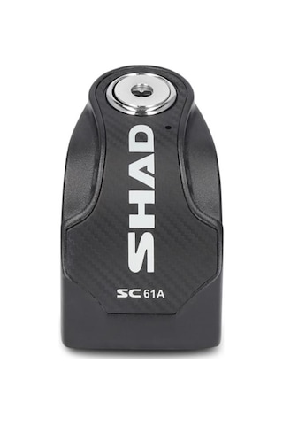 Shad Sc61a Alarmlı Siyah Motosiklet Disk Kilidi C0s6100a Disk Kilidi